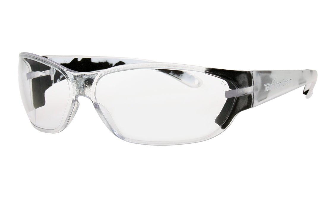H - Bomb Safety - Clear - Safety Glasses - Bomber Eyewear - HF101