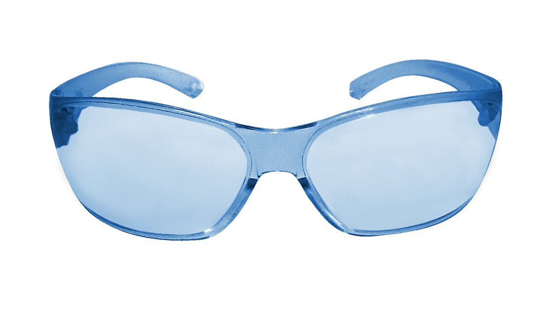 H - Bomb Safety - Light Blue - Safety Glasses - Bomber Eyewear - H107