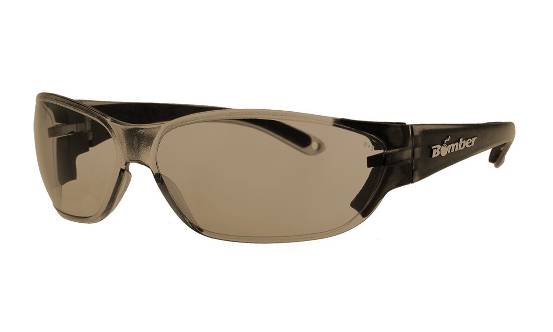 H - Bomb Safety - Light Brown - Safety Glasses - Bomber Eyewear - HF106
