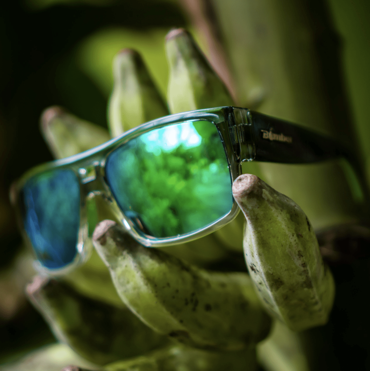 IRIE - Polarized Green Mirror Crystal - Sunglasses - Bomber Eyewear - IRE114GM