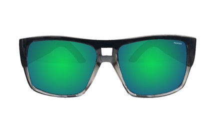IRIE - Polarized Green Mirror Crystal - Sunglasses - Bomber Eyewear - IRE114GM