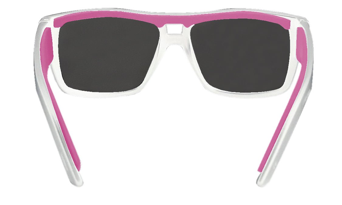 IRIE - Polarized Pink Mirror White - Sunglasses - Bomber Eyewear - IRE113PMPF