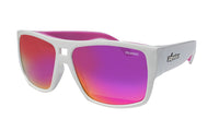 IRIE - Polarized Pink Mirror White - Sunglasses - Bomber Eyewear - IRE113PMPF