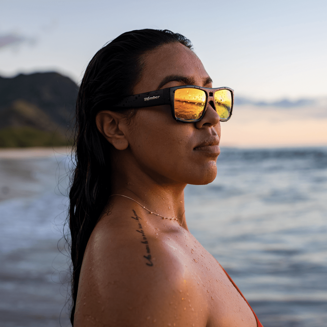 IRIE - Red Mirror Rasta Black - Sunglasses - Bomber Eyewear - IRE101RMRSTA