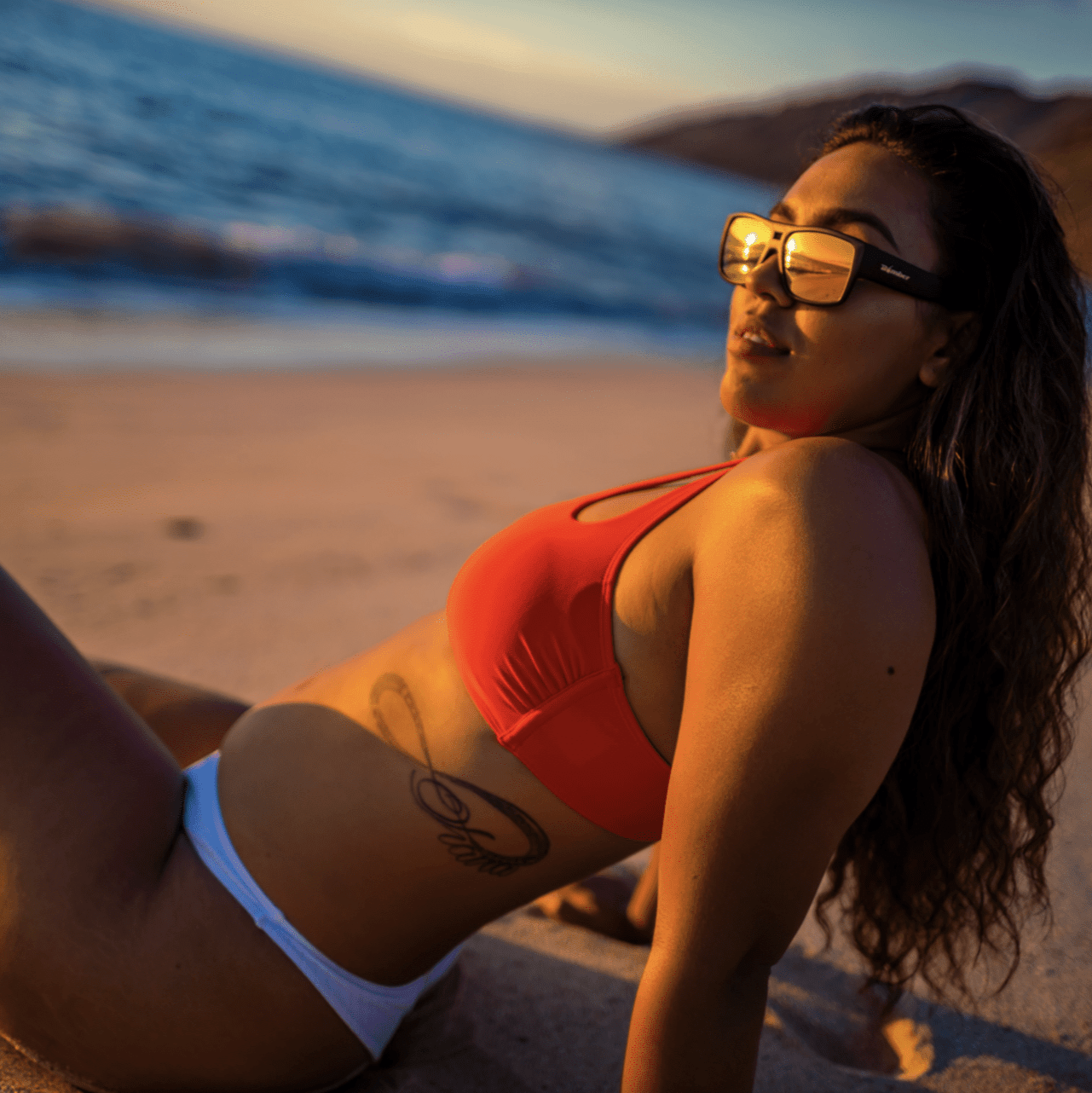 IRIE - Red Mirror Rasta Black - Sunglasses - Bomber Eyewear - IRE101RMRSTA