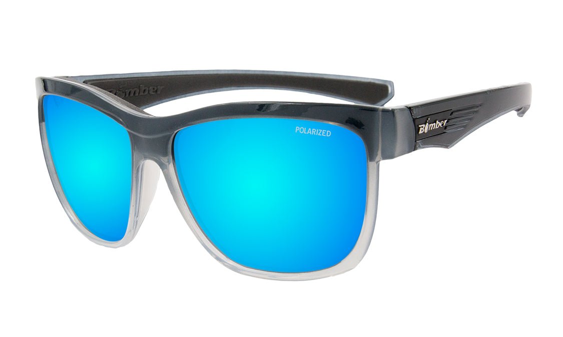 JACO - Polarized Ice Blue Mirror Crystal - Bomber Eyewear - JA114ICE