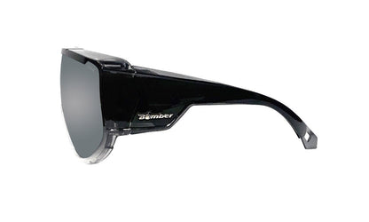 MAGNUM Safety - Polarized Silver Mirror Crystal - Bomber Eyewear - MG114