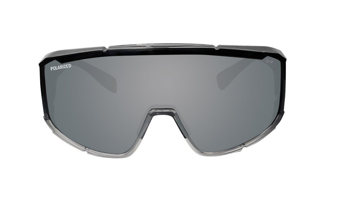 MAGNUM Safety - Polarized Silver Mirror Crystal - Bomber Eyewear - MG114