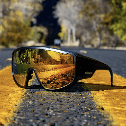 MAGNUM Safety - Red Mirror - Safety Glasses - Bomber Eyewear - MG103RM