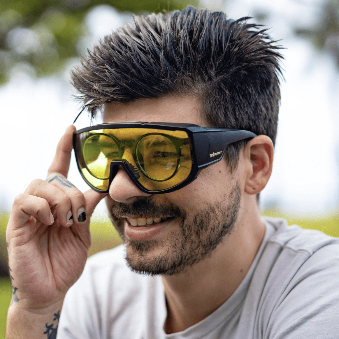 MAGNUM Safety - Yellow - Safety Glasses - Bomber Eyewear - MG102