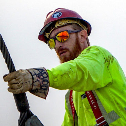 MANA Safety - Red Mirror Crystal - Safety Glasses - Bomber Eyewear - MA104RM