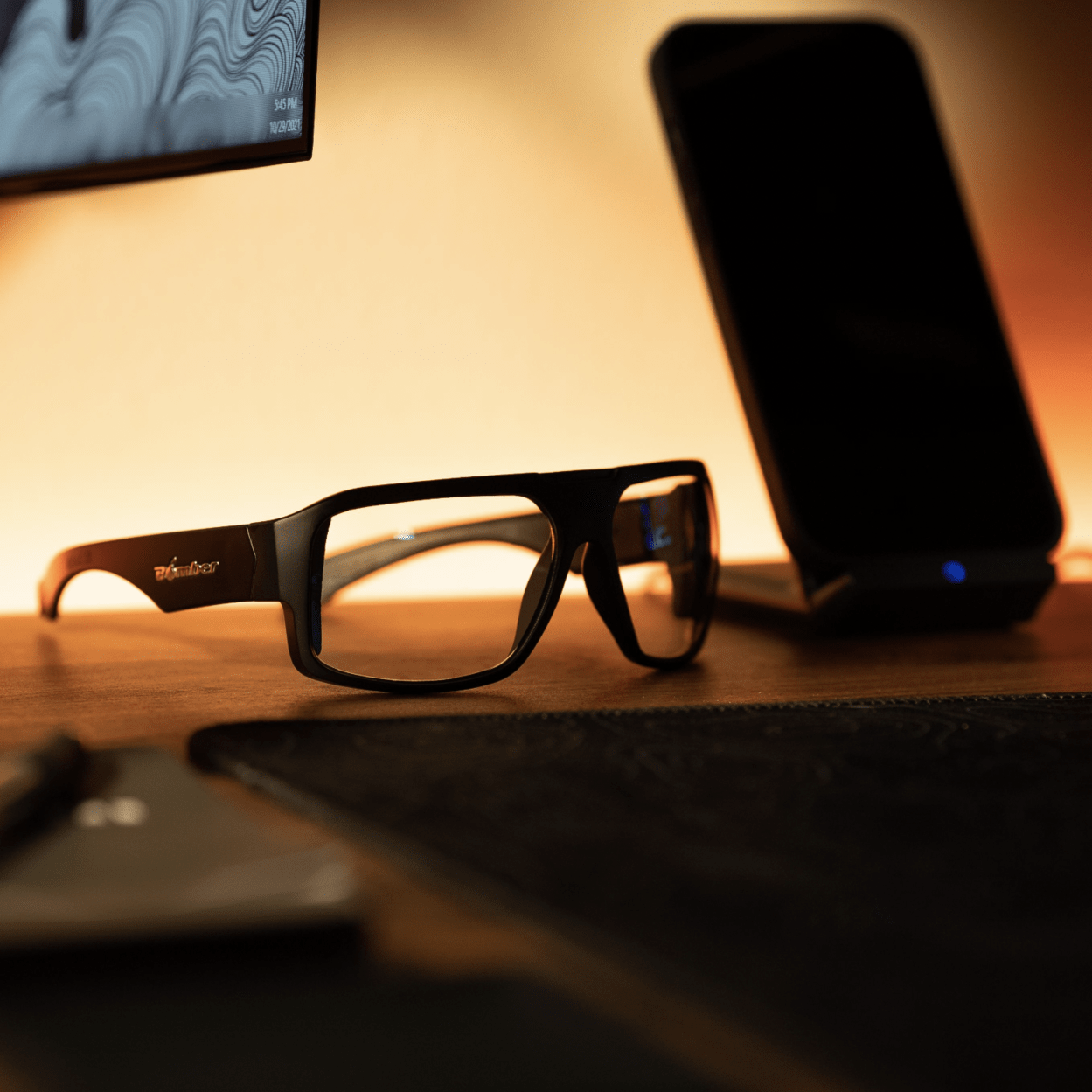 Anti Blue Light Safety Glasses with ANSI Z87+ Clear Lenses