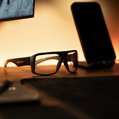 MEGA Safety - Clear Anti - Blue Light - Safety Glasses - Bomber Eyewear - M301