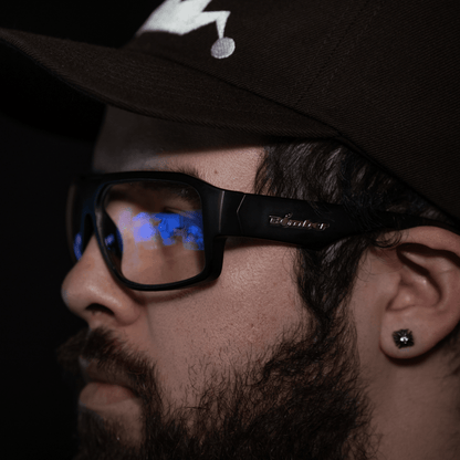 MEGA Safety - Clear Anti - Blue Light - Safety Glasses - Bomber Eyewear - M301