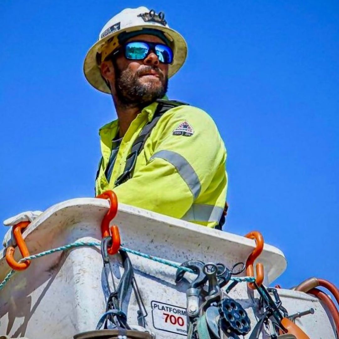 MEGA Safety - Ice Blue Mirror - Safety Glasses - Bomber Eyewear - M103ICE