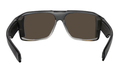 MEGA Safety - Polarized Blue Mirror Crystal - Safety Glasses - Bomber Eyewear - M114BM