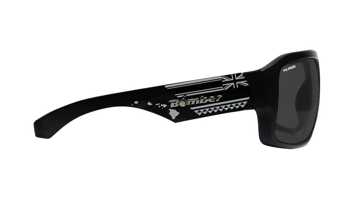 MEGA Safety - Polarized Smoke Aloha Series - Safety Glasses - Bomber Eyewear - M111HW