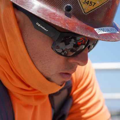 MEGA Safety - Polarized Smoke Black - Safety Glasses - Bomber Eyewear - M111