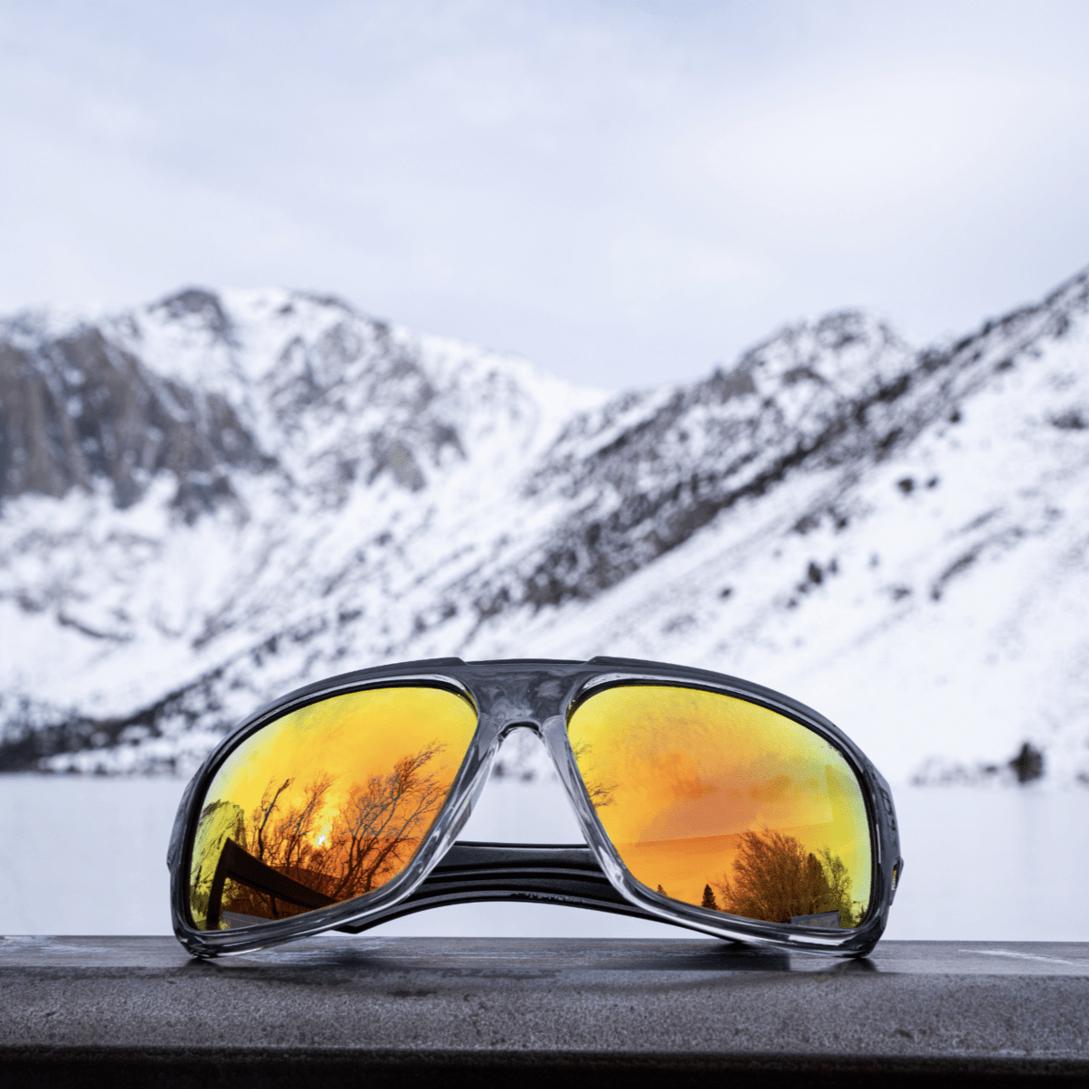 MEGA Safety - Red Mirror Crystal - Safety Glasses - Bomber Eyewear - M104RM