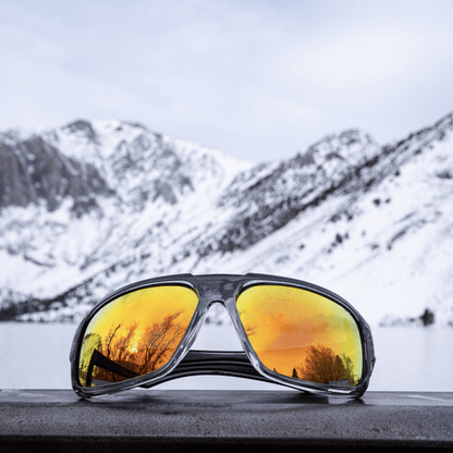 MEGA Safety - Red Mirror Crystal - Safety Glasses - Bomber Eyewear - M104RM