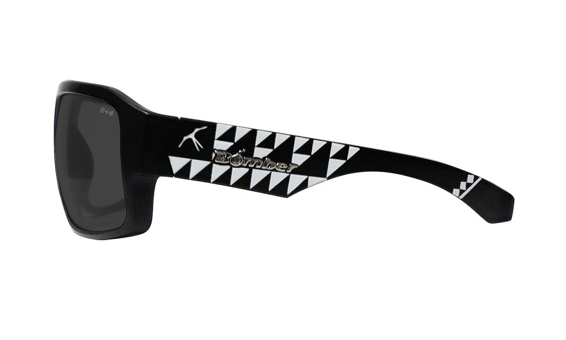 MEGA Safety - Smoke Polarized Mana Series - Safety Glasses - Bomber Eyewear - M111M