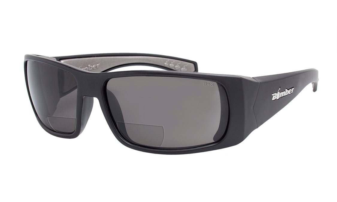 PIPE Safety - Bifocals Smoke - Safety Glasses - Bomber Eyewear - PB103BF1.5