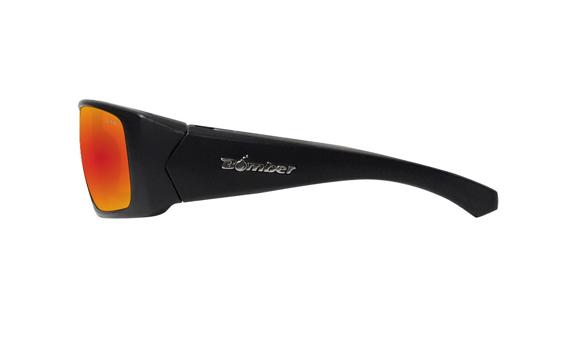 PIPE Safety - Polarized Red Mirror - Safety Glasses - Bomber Eyewear - PB111RM