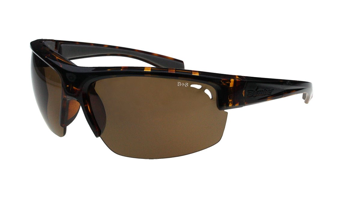 REGGIE Safety - Polarized Brown Tortoise - Safety Glasses - Bomber Eyewear - RG112