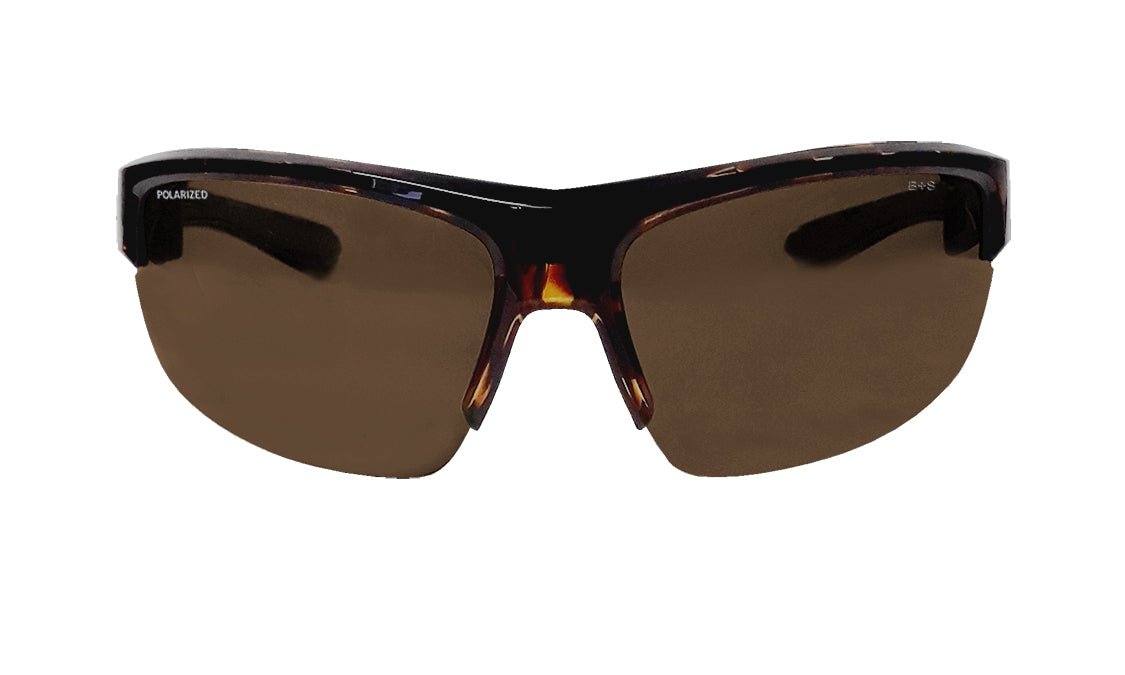 REGGIE Safety - Polarized Brown Tortoise - Safety Glasses - Bomber Eyewear - RG112