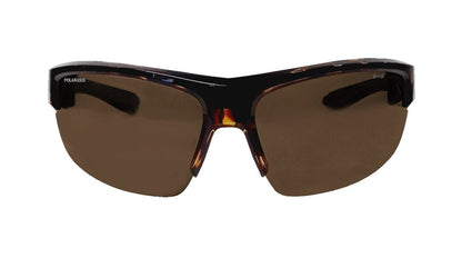 REGGIE Safety - Polarized Brown Tortoise - Safety Glasses - Bomber Eyewear - RG112