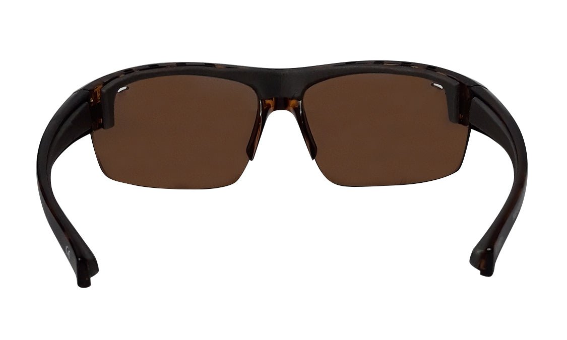 REGGIE Safety - Polarized Brown Tortoise - Safety Glasses - Bomber Eyewear - RG112