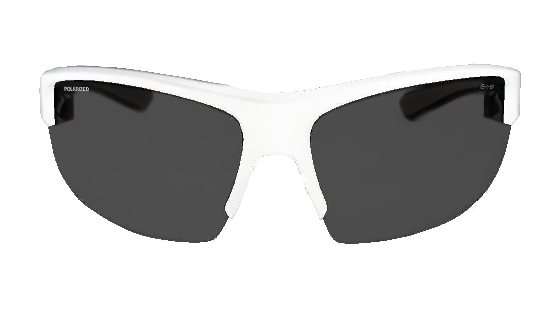 REGGIE Safety - White Polarized Smoke - Safety Glasses - Bomber Eyewear - RG115
