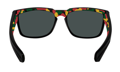 SMART - Polarized Red Mirror Rasta - Sunglasses - Bomber Eyewear - SM111RMRSTA