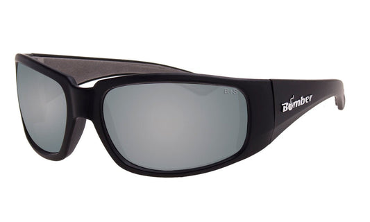 STINK Safety - Silver Mirror - Safety Glasses - Bomber Eyewear - ST103M