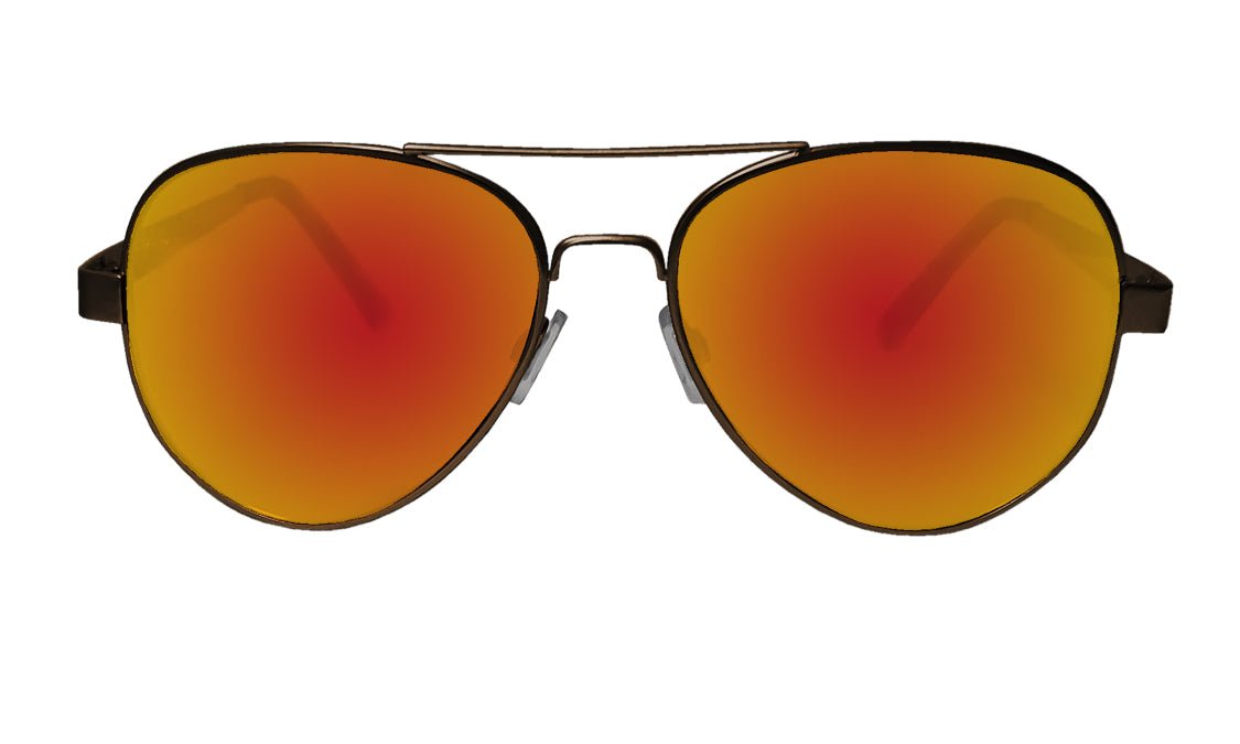STRANGE - Polarized Red Mirror Copper - Sunglasses - Bomber Eyewear - S112RM