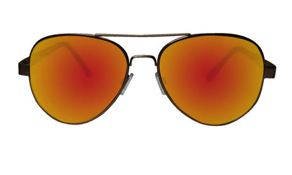 STRANGE - Polarized Red Mirror Copper - Sunglasses - Bomber Eyewear - S112RM