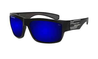 TIGER Safety - Polarized Blue Mirror Aloha Series - Safety Glasses - Bomber Eyewear - TR111BMHW