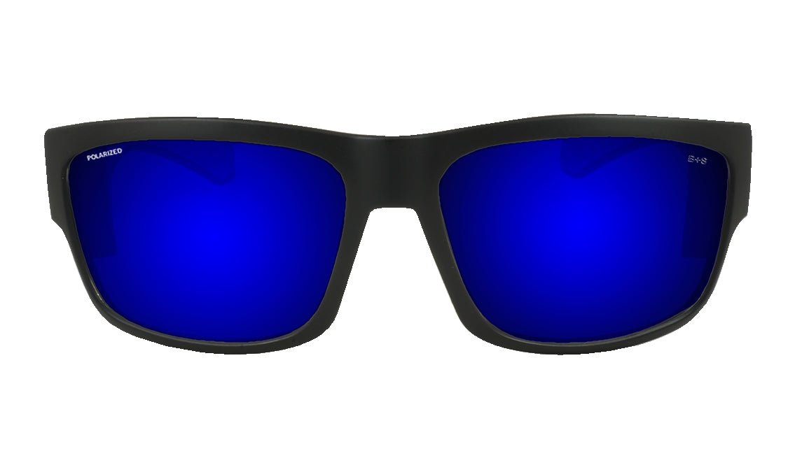 TIGER Safety - Polarized Blue Mirror Aloha Series - Safety Glasses - Bomber Eyewear - TR111BMHW