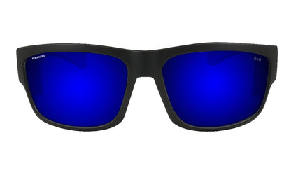 TIGER Safety - Polarized Blue Mirror Aloha Series - Safety Glasses - Bomber Eyewear - TR111BMHW