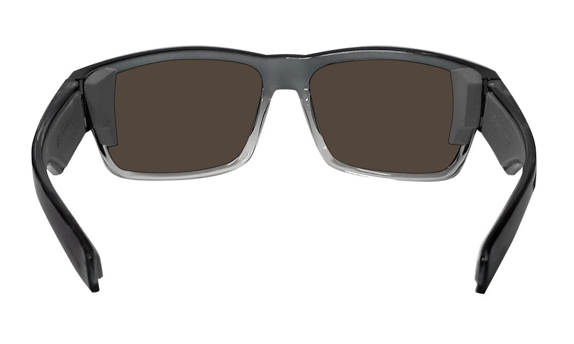 TIGER Safety - Polarized Ice Blue Mirror Crystal - Sunglasses - Bomber Eyewear - TR114ICE