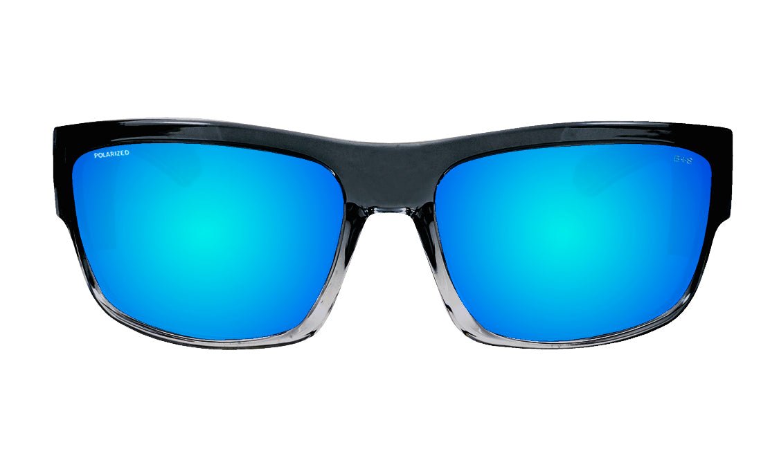 TIGER Safety - Polarized Ice Blue Mirror Crystal - Sunglasses - Bomber Eyewear - TR114ICE