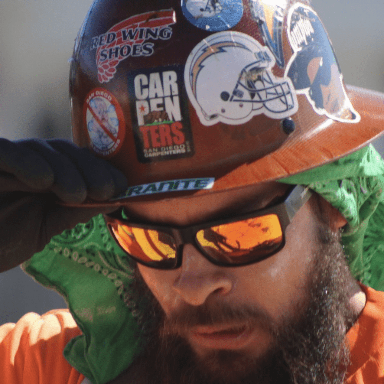 TIGER Safety - Polarized Red Mirror - Safety Glasses - Bomber Eyewear - TR111RM