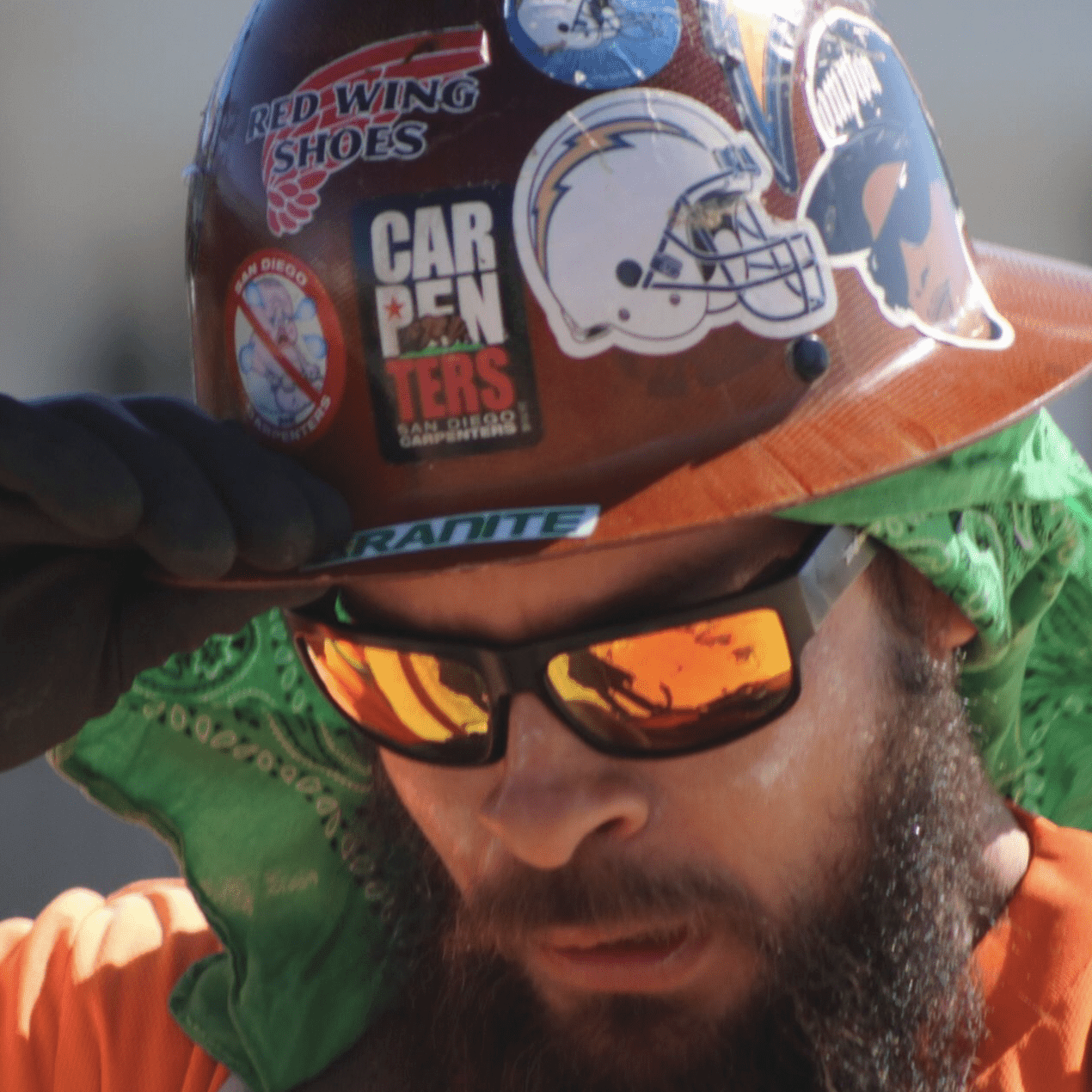 TIGER Safety - Red Mirror - Safety Glasses - Bomber Eyewear - TR103RM