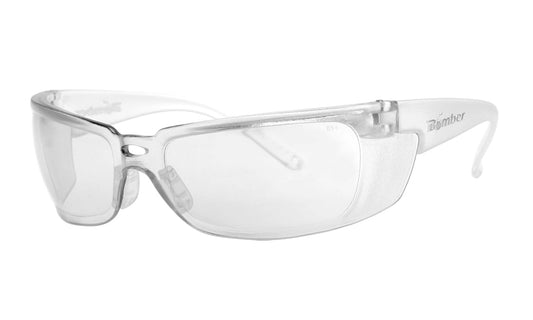 Z - Bomb Safety - Clear Anti - fog - Safety Glasses - Bomber Eyewear - Z101AF